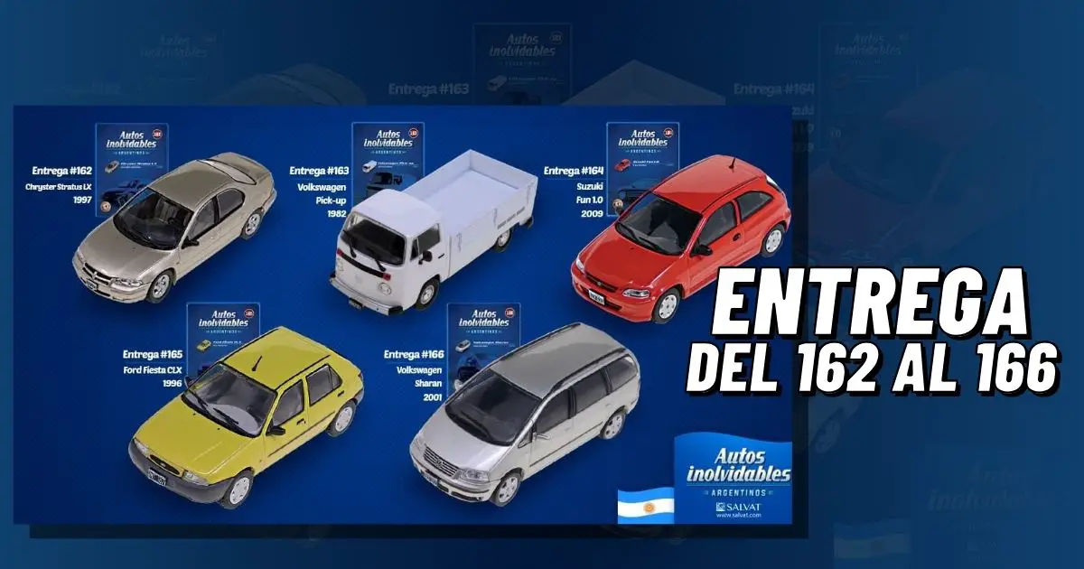 AUTOS INOLVIDABLES ARGENTINOS DEL 162 AL 165 EDITORIAL SALVAT