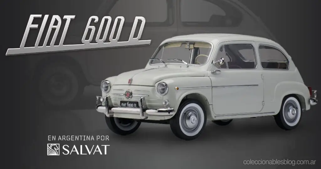 FIAT 600 A ESCALA 1.8 Editorial Salvat Argentina