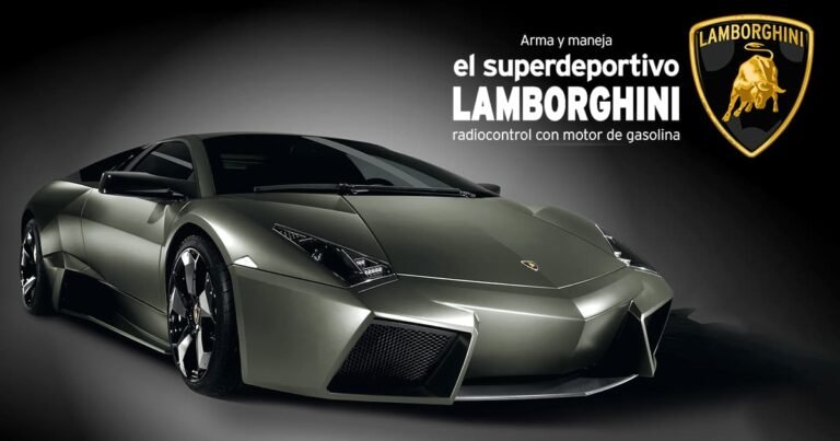 Arma y maneja el Superdeportivo Lamborghini RC – Planeta DeAgostini Lamborghini RC Arma y maneja el Lamborghini Reventón a radio-control con motor de gasolina a escala 1/10. Esta es una colección clásica de Planeta DeAgostini y de Altaya, según los distintos países donde fue lanzada. Consta de un total de 75 entregas, aquí una diferencia con la que fue lanzada en España ya que allí fueron 65 entregas. La colección está compuesta por un fascículo y diferentes piezas para completar el montaje de esta réplica de radio control.