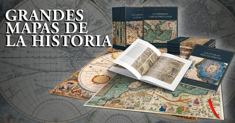 La colección GRANDES MAPAS DE LA HISTORIA incluye la reproducción en gran formato de mapas históricos,