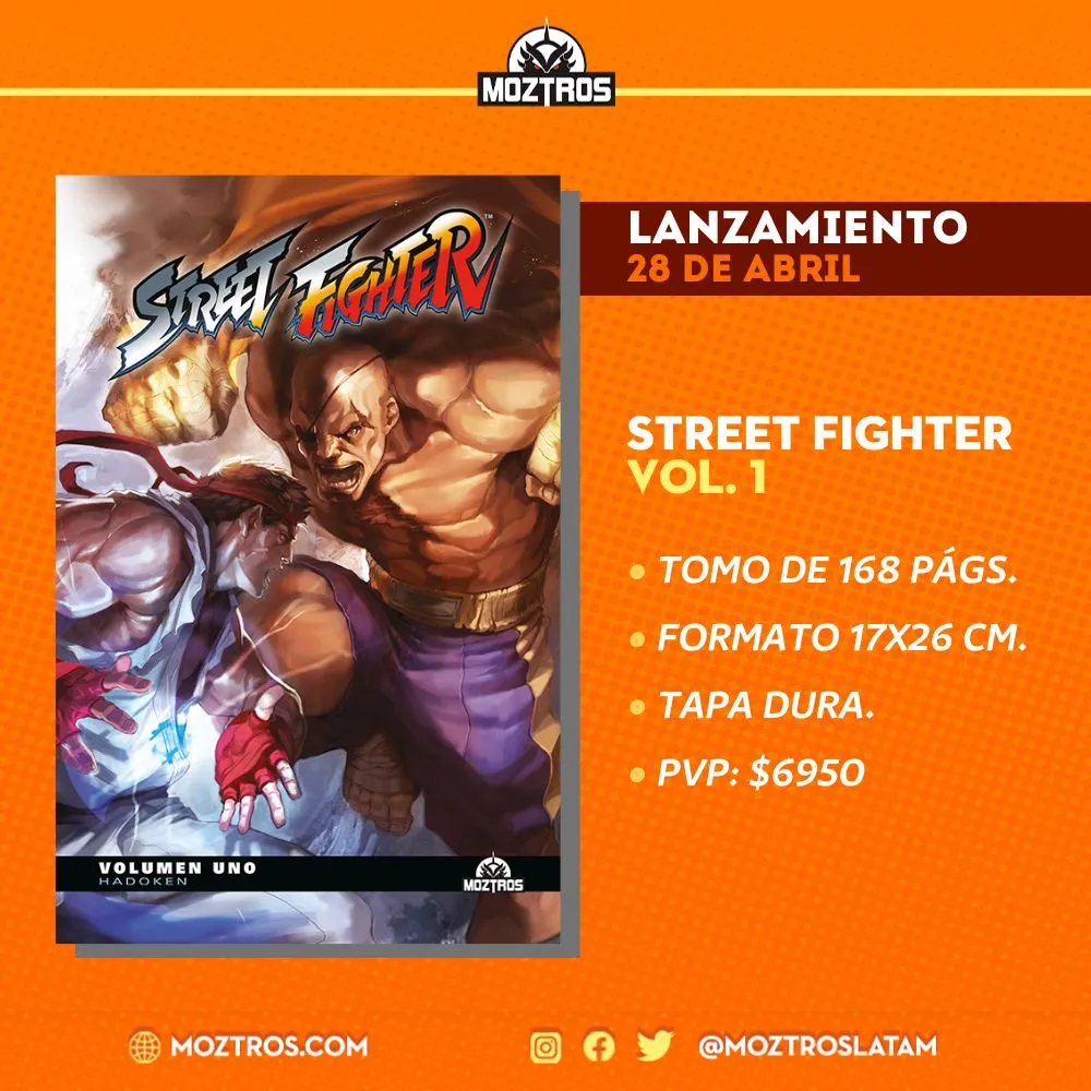 Anuncio Lanzamiento Street Fighter 1