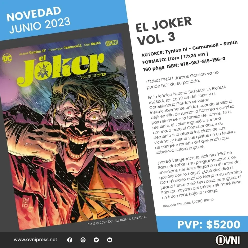 Anuncio Joker Vol 3