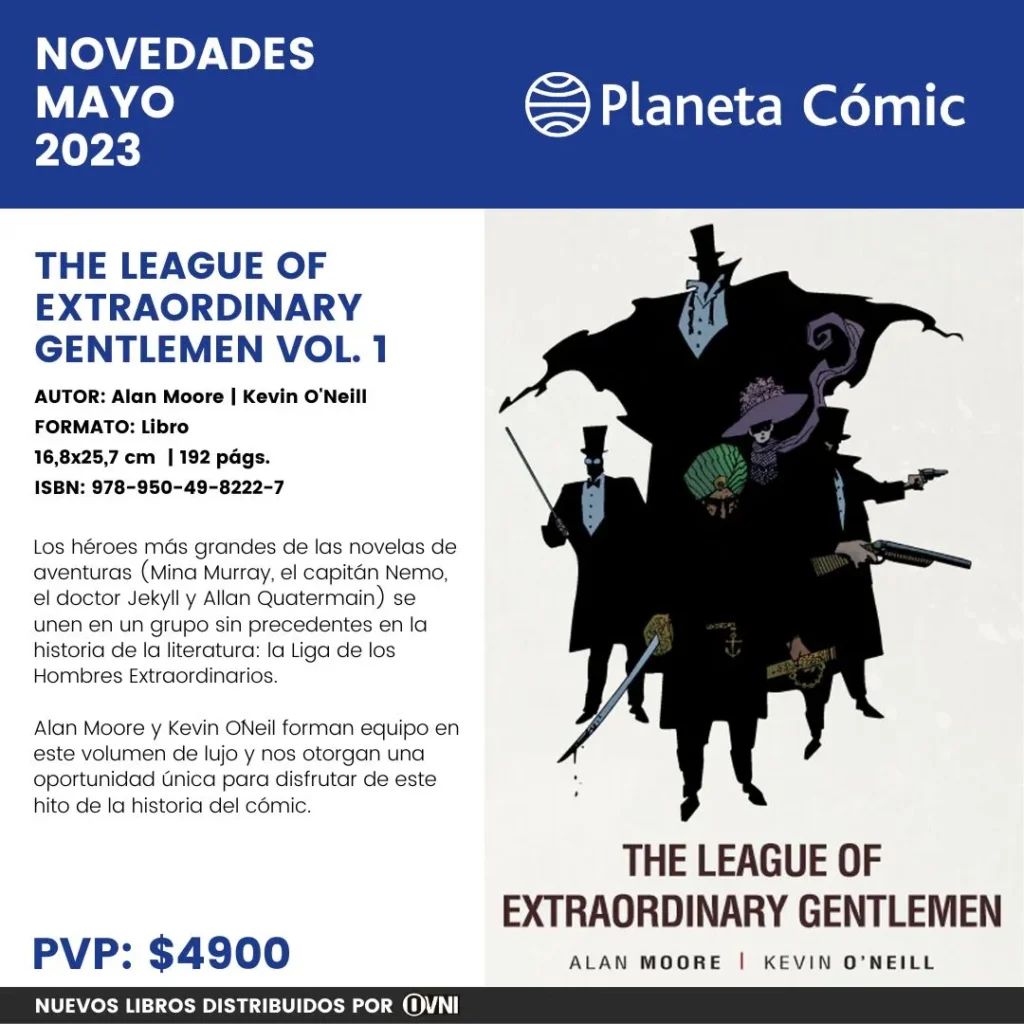 Anuncio The League of Extraordinary Gentlemen de Alan Moore