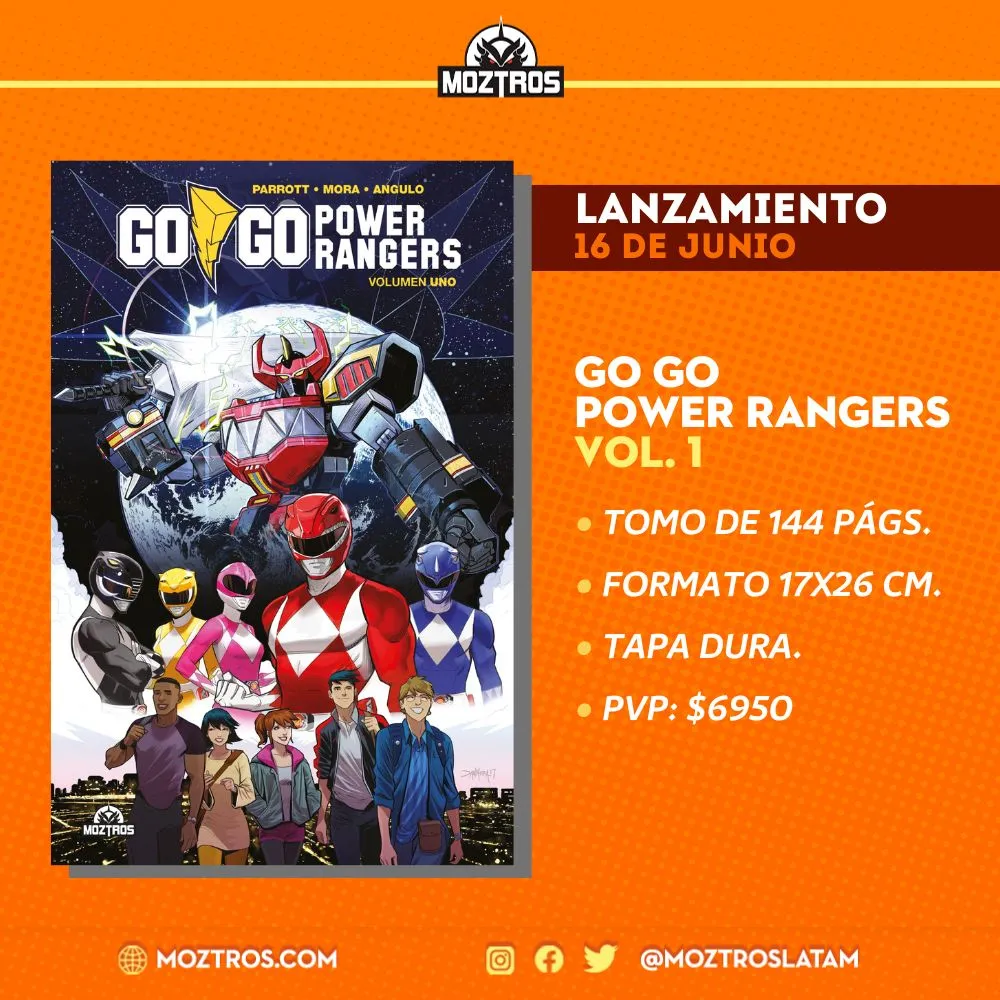 Lanzamiento Go Go Power Rangers Vol. 1