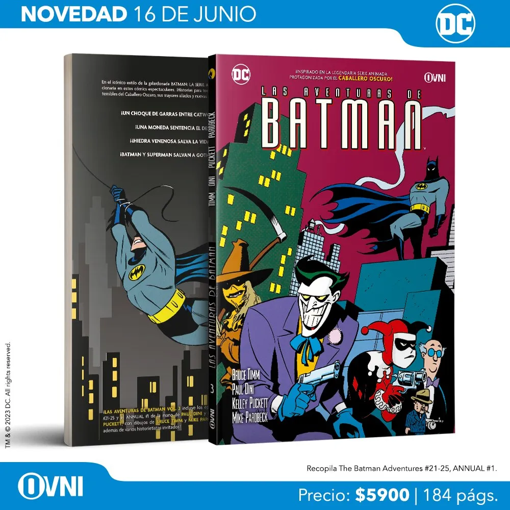 Lanzamiento Las Aventuras de Batman Volumen 3