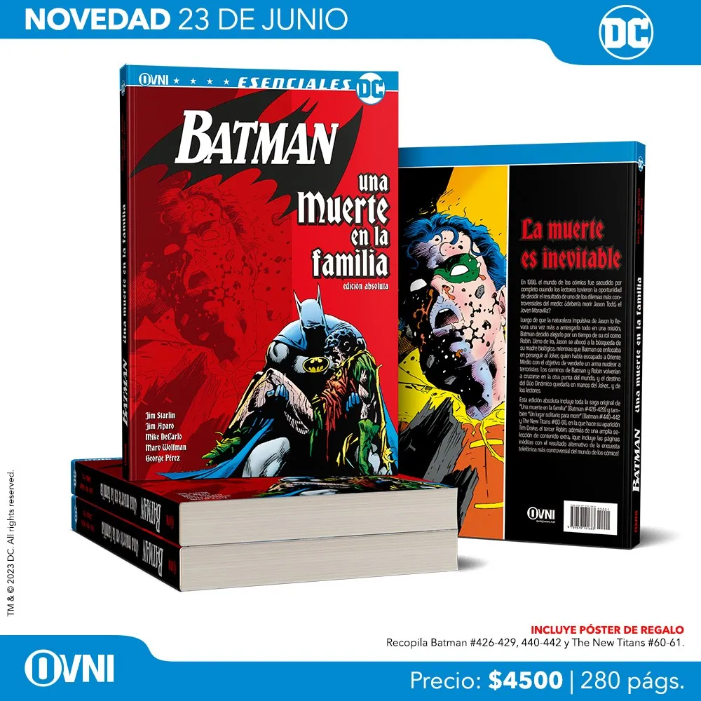 Reedicion Esenciales DC 14 Batman Una Muerte en la Familia