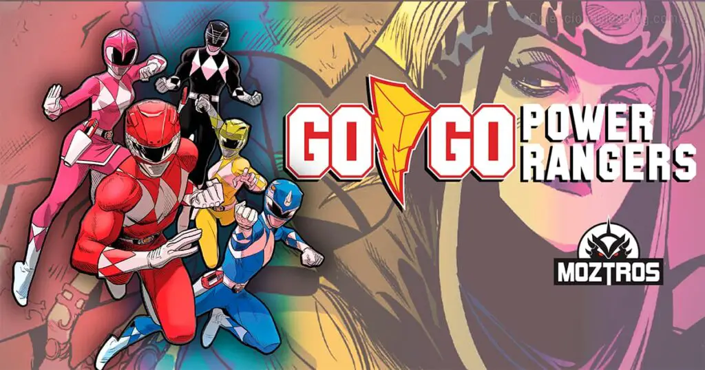 Go Go Powers Rangers de Ryan Parrot y Dan Mora de la Editorial Moztros Latam