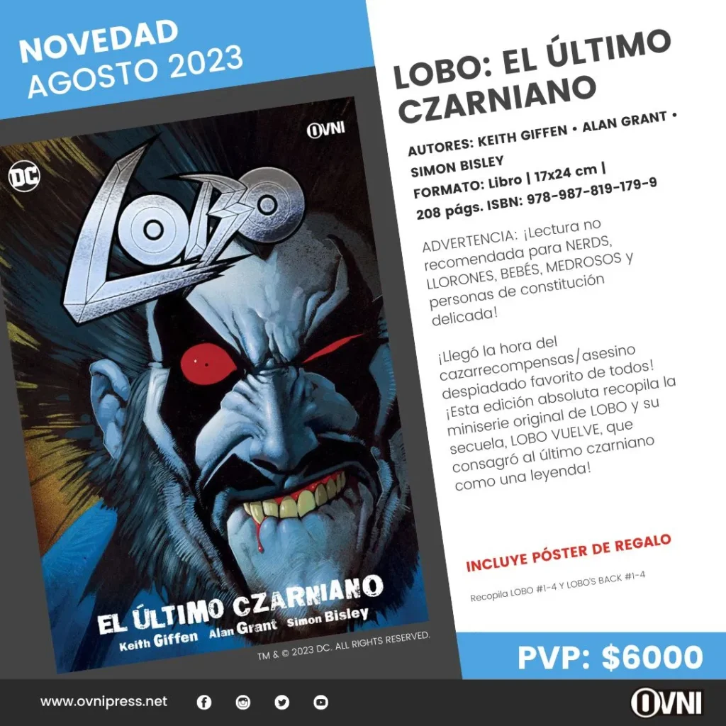 Anuncio Lobo El Ultimo Czarniano