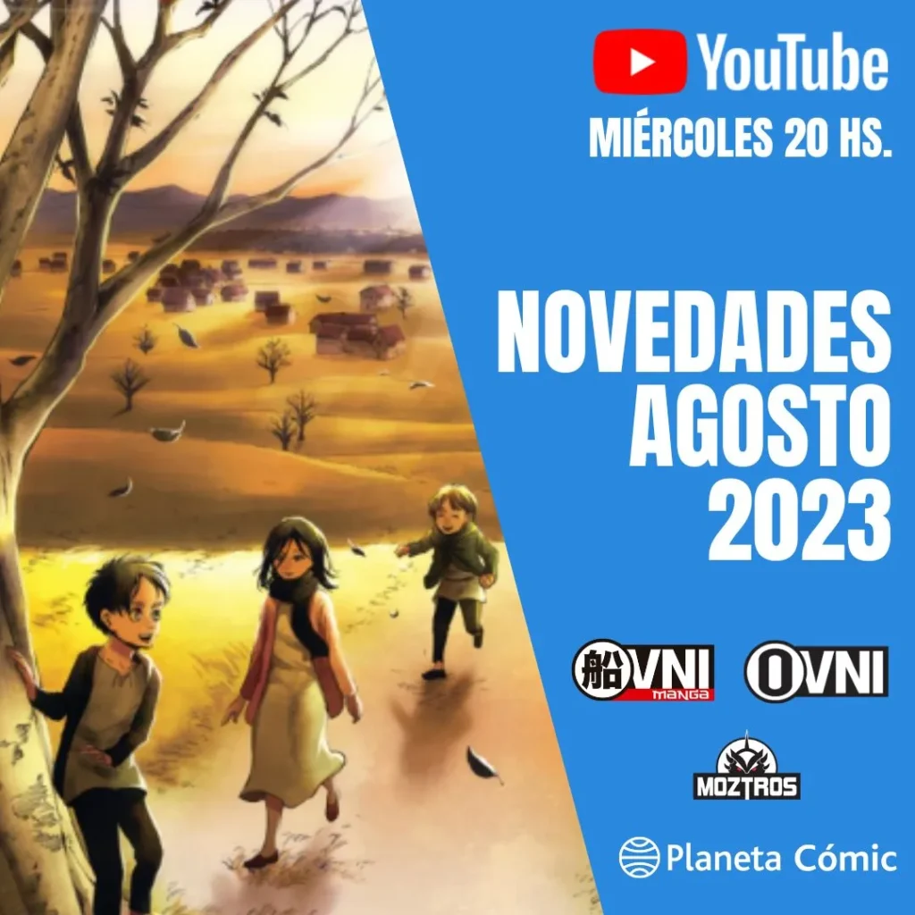 Anuncios Ovni Manga Agosto 2023