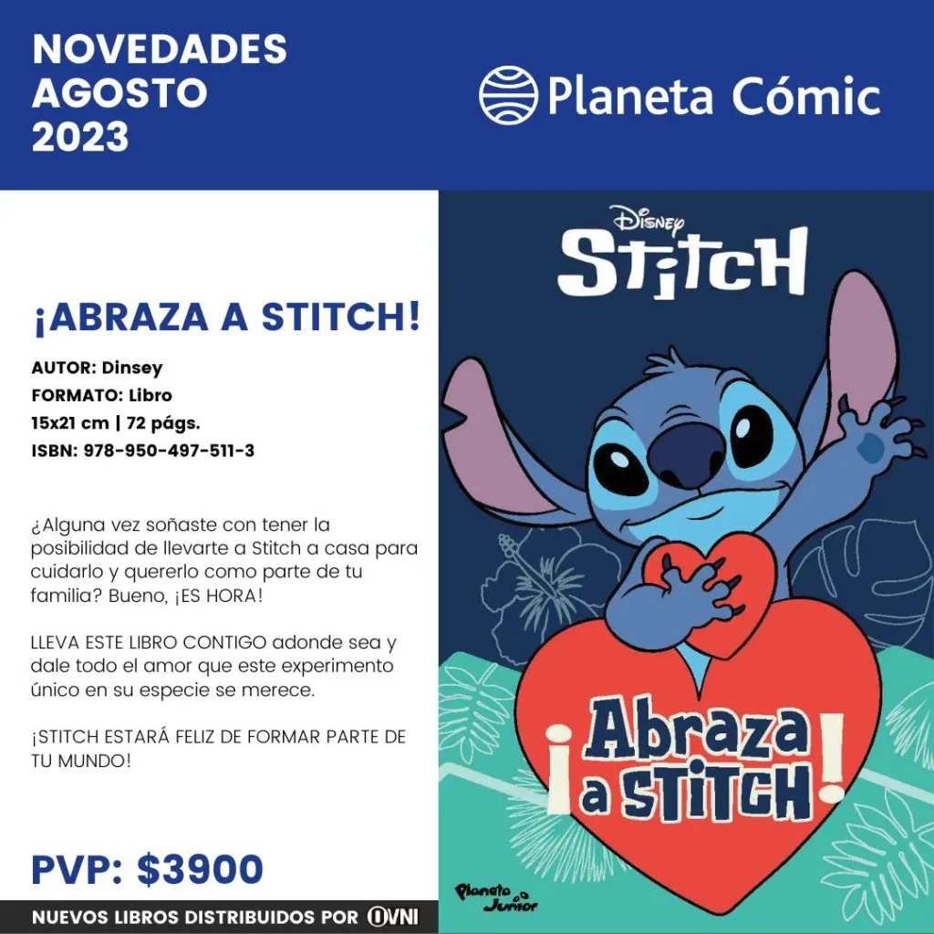 Lanzamiento Abraza a Stitch