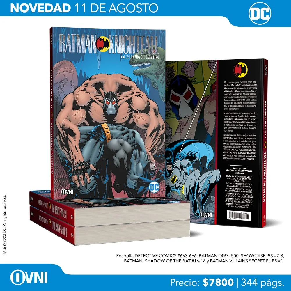 Lanzamiento Batman Knightfall Vol 2 La Caida del Caballero