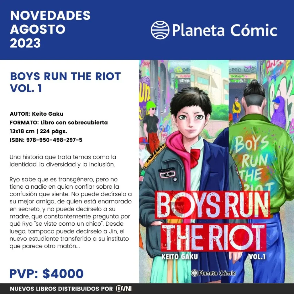 Lanzamiento Boys Run The Riot 1