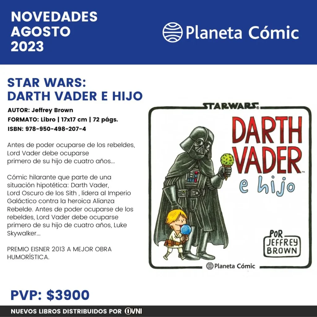 Lanzamiento Star Wars Darth Vader e Hijo