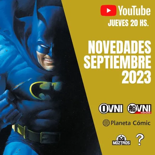 Anuncios Ovni Press/Ovni Manga/Moztros Latam/Planeta Argentina Septiembre de 2023