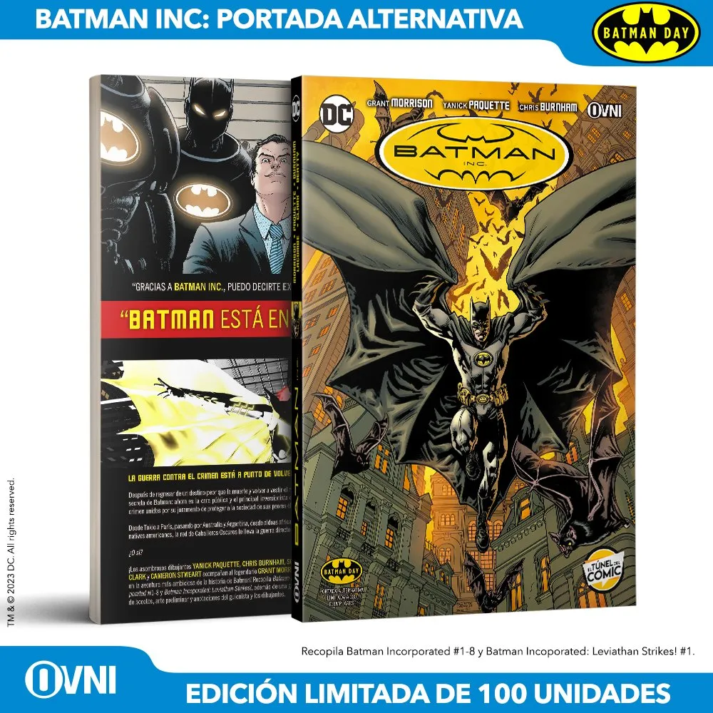 Batman Inc Portada Alternativa El Tunel del Comic
