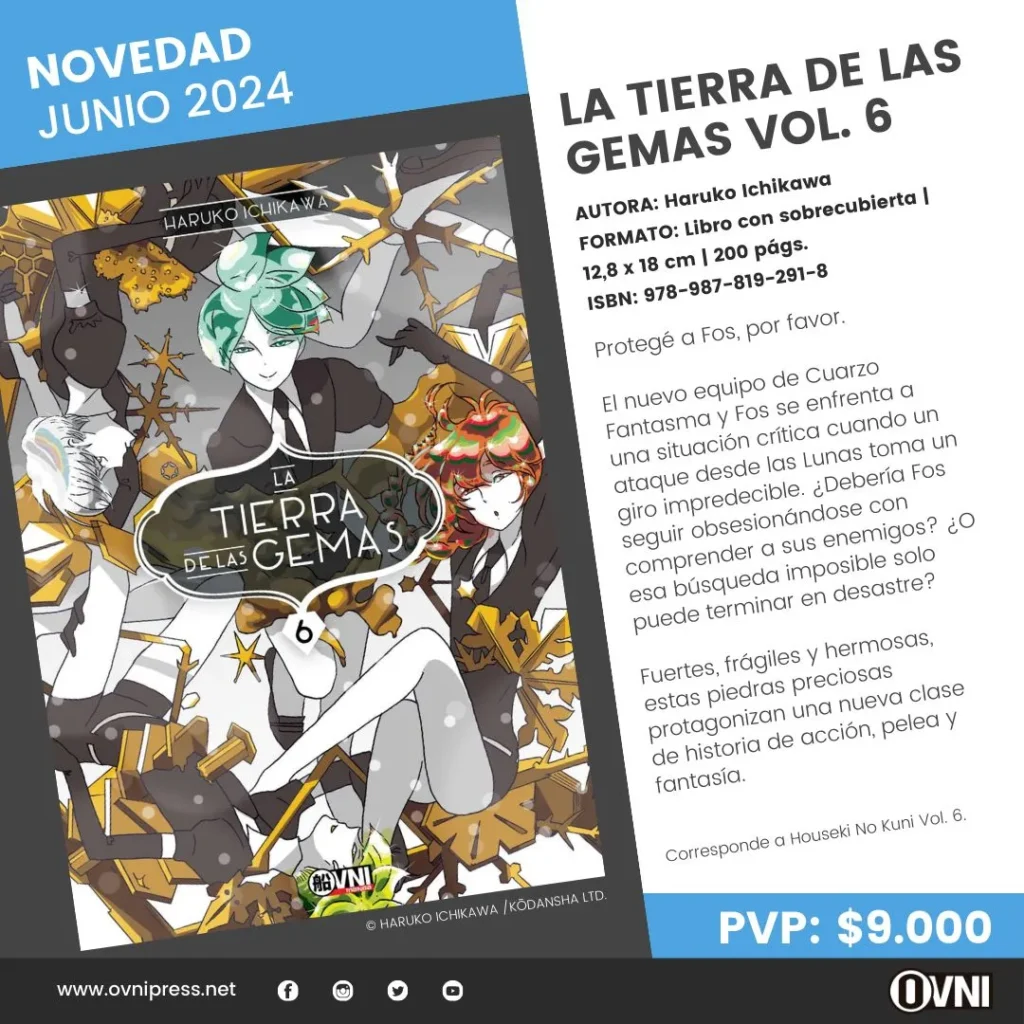 Anuncio La Tierra de las Gemas Vol. 6