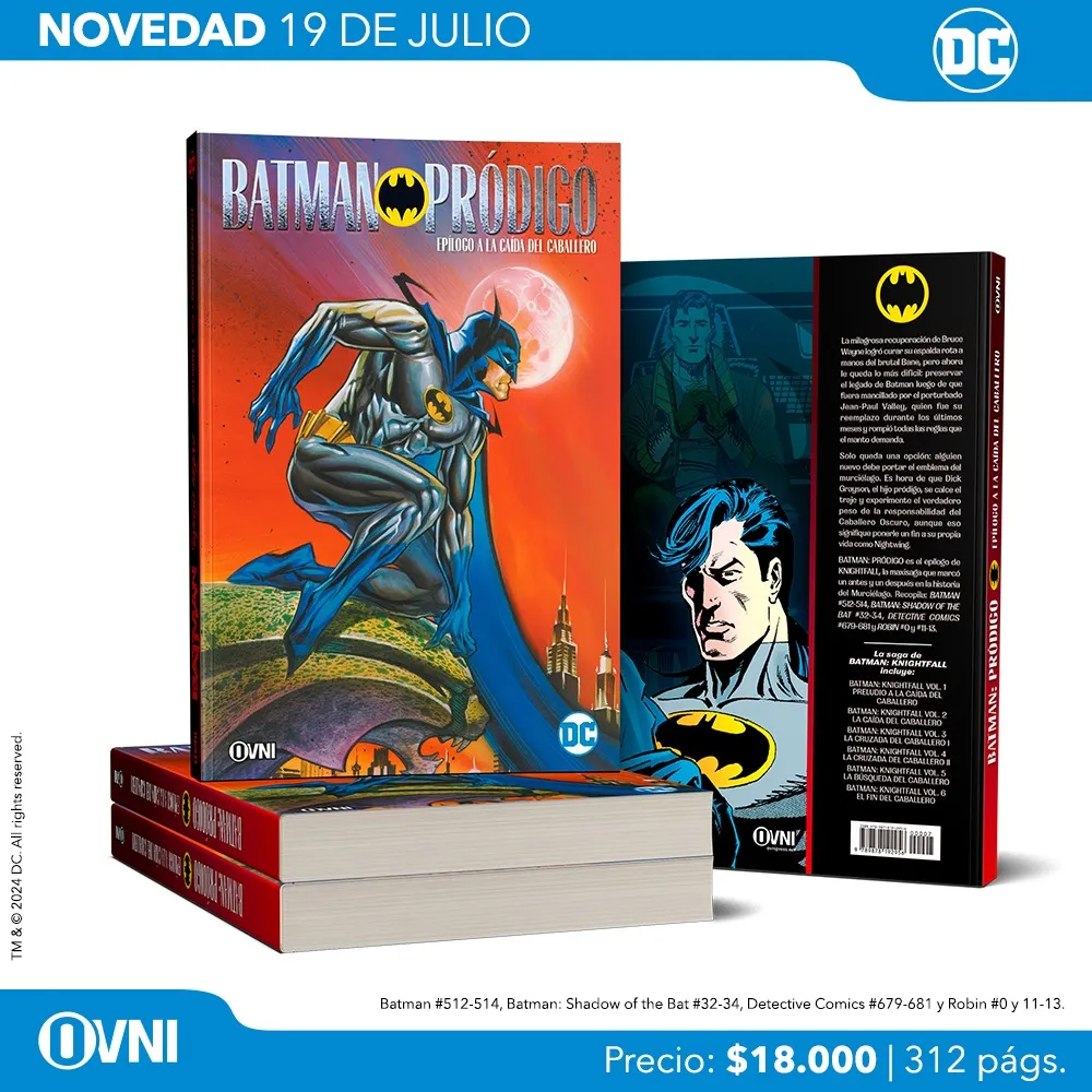 Lanzamiento Batman Knightfall Podigo Epilogo a la Caida del Caballero