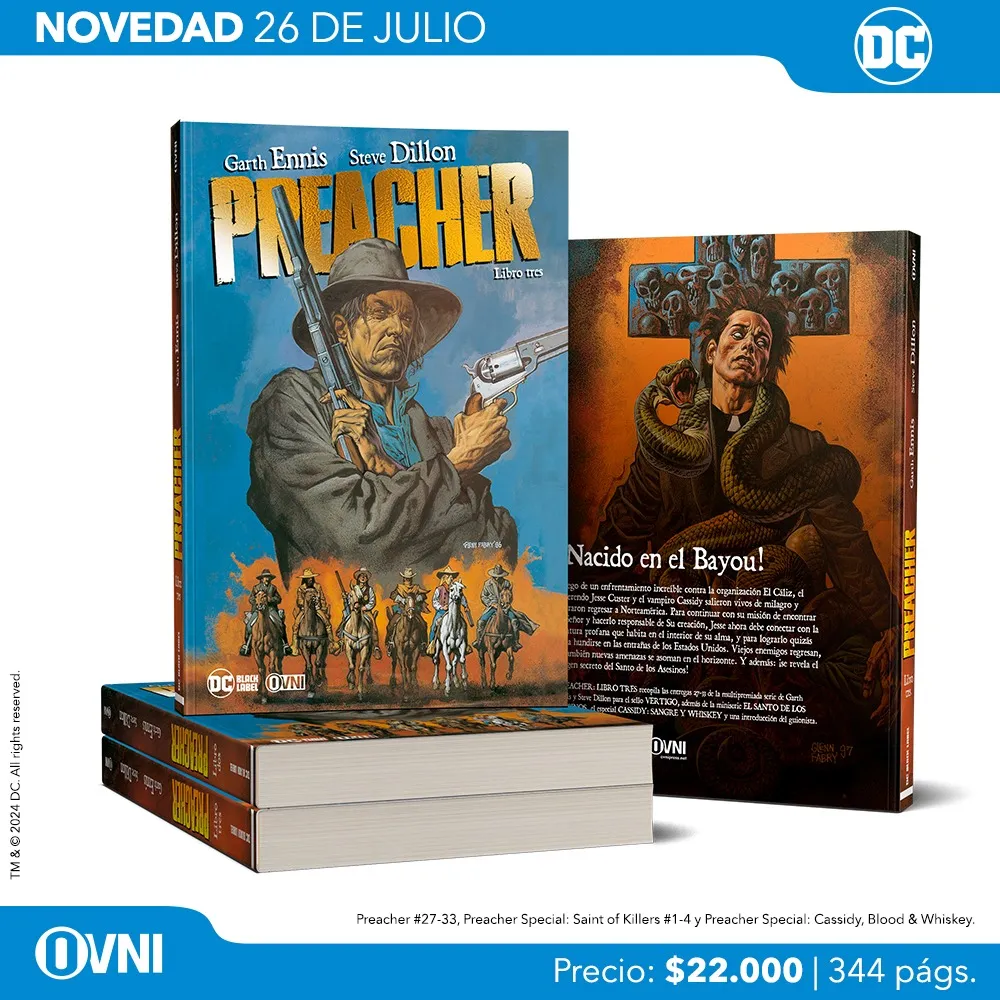 Lanzamiento Preacher Libro Tres