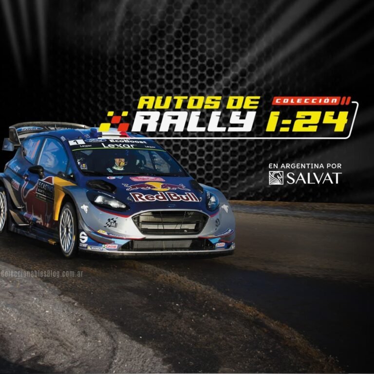 Colección de Autos de Rally 1:24 1 Lanzamiento de la Colección de Autos de Rally 1:24 de Salvat en Argentina