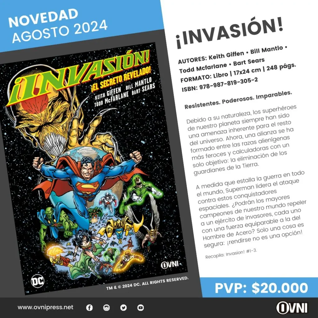 Anuncio Invasion Esenciales DC