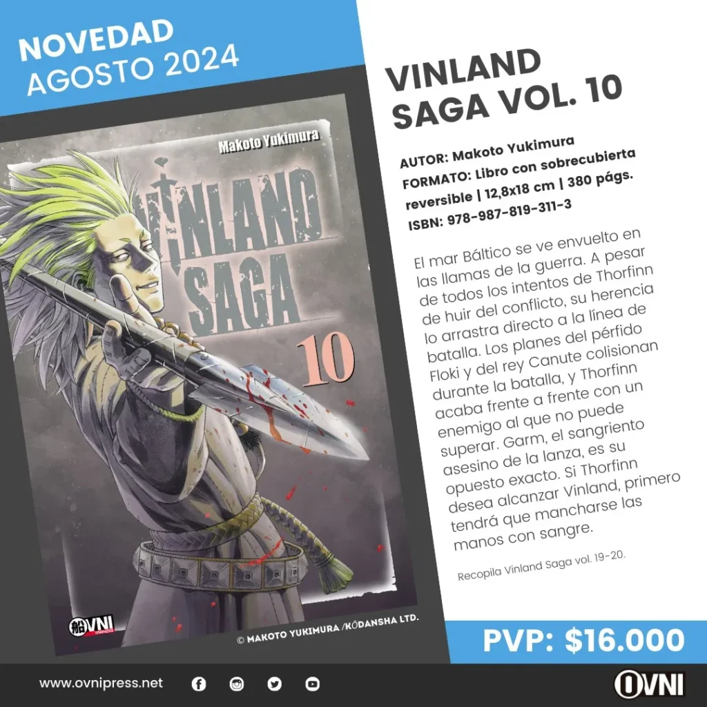 Anuncio Vinland Saga 10