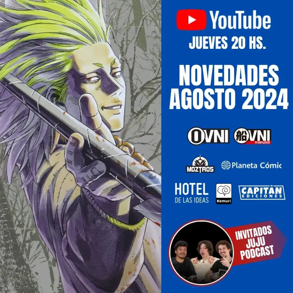 Anuncios Novedades Agosto de 2024 Ovni Manga