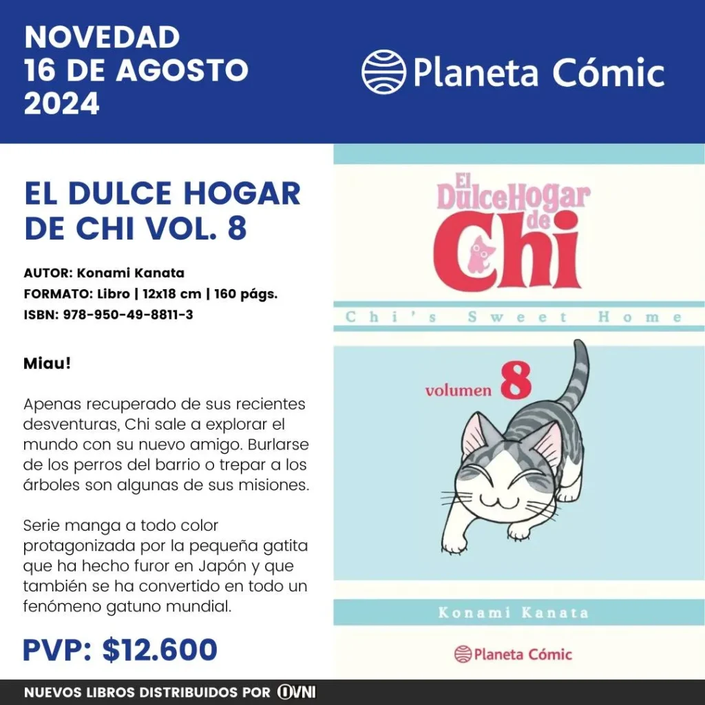 Lanzamiento El Dulce Hogar de Chi Vol. 8