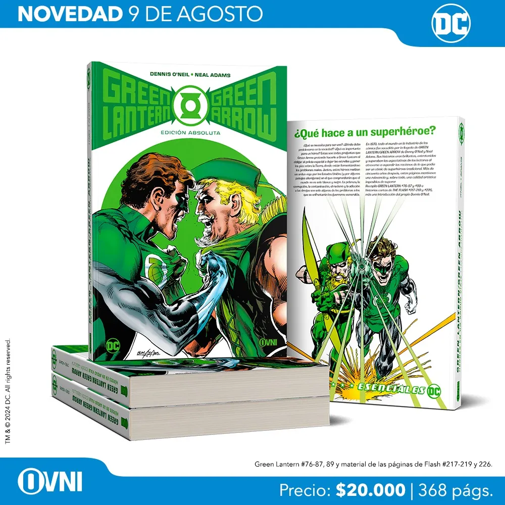 Lanzamiento Green Lantern Green Arrow Edicion Absoluta