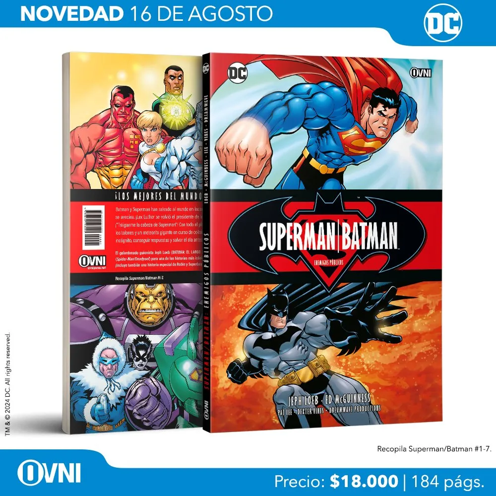 Lanzamiento Superman Batman Enemigos Publicos