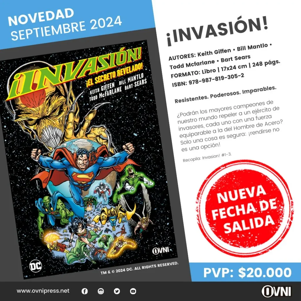 Nuevo Anuncio de salida de Invasion