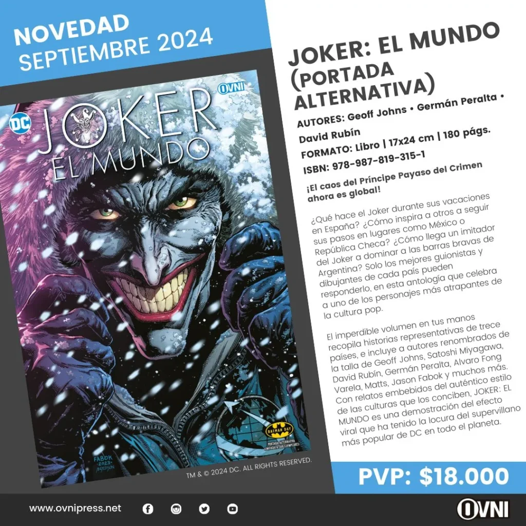 Anuncio Joker El Mundo Portada Alternativa