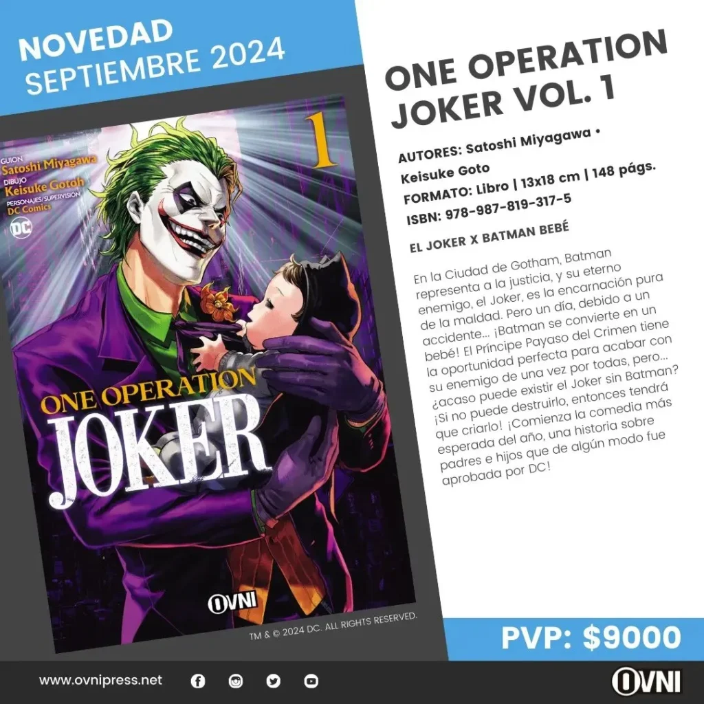 Anuncio One Operation Joker Vol 1