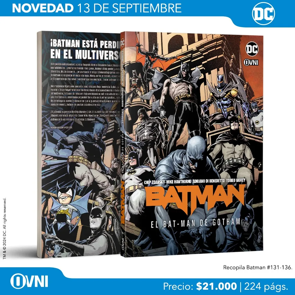 Lanzamiento Batman El Bat Man de Gotham