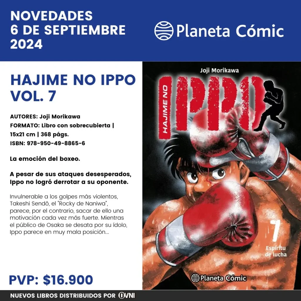 Lanzamiento Hajime No Ippo 7