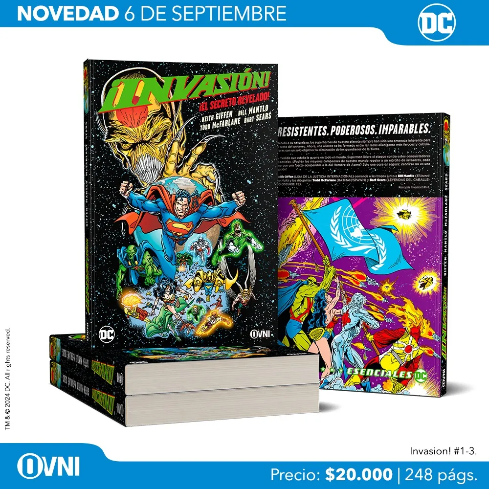 Lanzamiento Invasion Esenciales DC