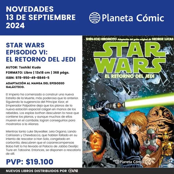 Lanzamiento Star Wars Episodio VI El Retorno del Jedi