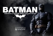 Figura de acción de Batman construida a partir de "El Caballero Oscuro" de Salvat