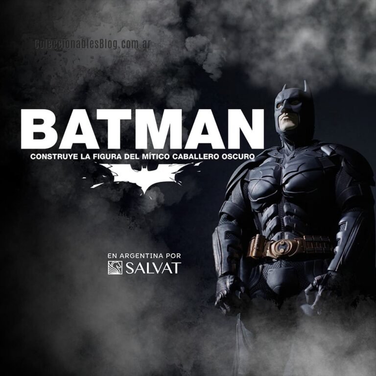 BATMAN Construye la figura del mítico caballero oscuro 25 Figura de acción de Batman construida a partir de "El Caballero Oscuro" de Salvat