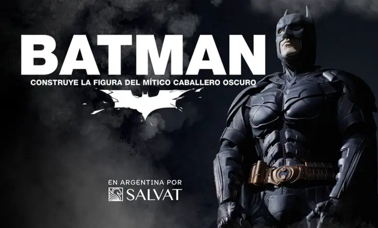 BATMAN Construye la figura del mítico caballero oscuro 1 Figura de acción de Batman construida a partir de "El Caballero Oscuro" de Salvat