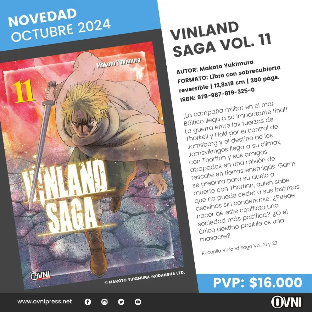 Anuncio Vinland Saga Vol 11