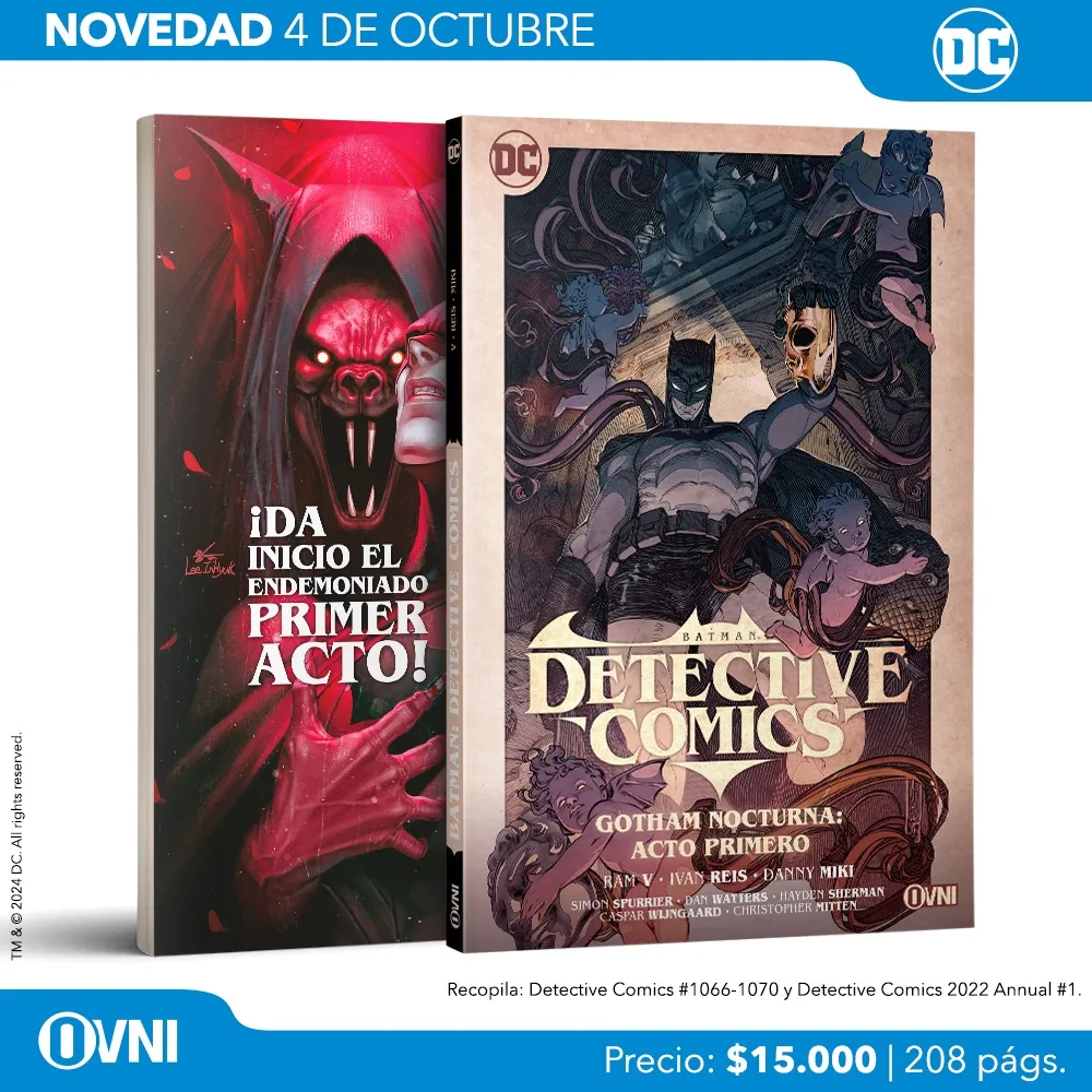 Lanzamiento Detective Comics Gotham Nocturna Acto Primero