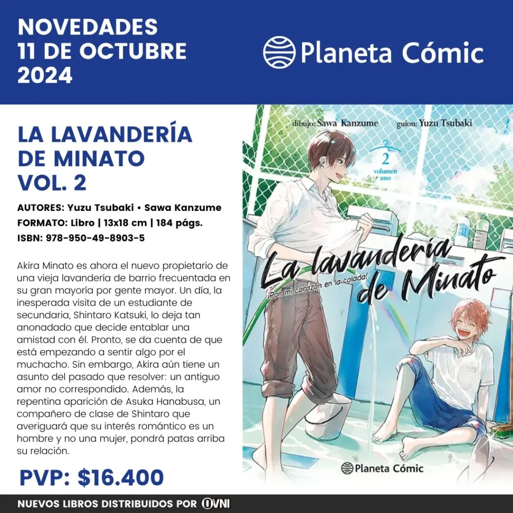 Lanzamiento La Lavanderia de Minato Vol. 2