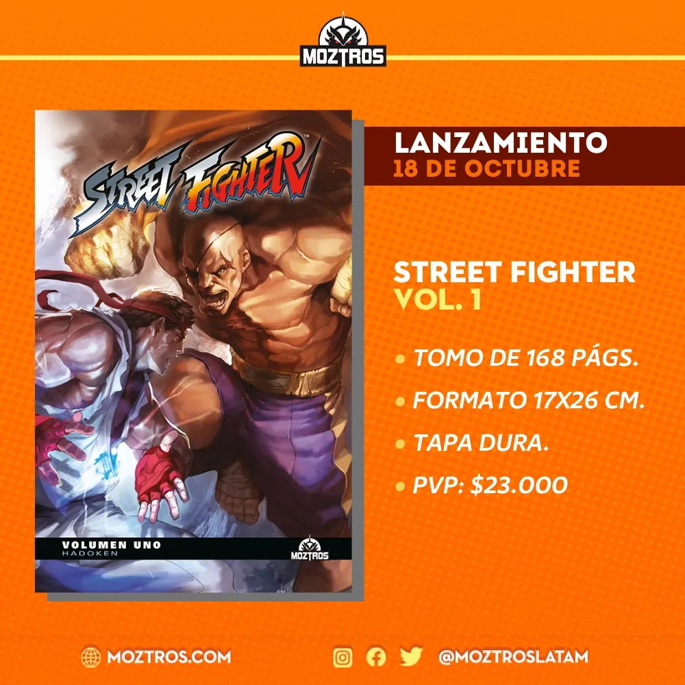 Lanzamiento Reingreso Street Fighter Volumen 1