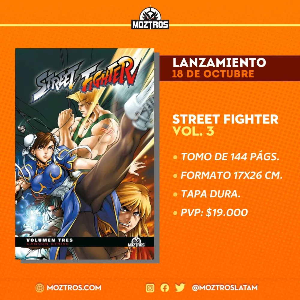 Lanzamiento Street Fighther Volumen 3