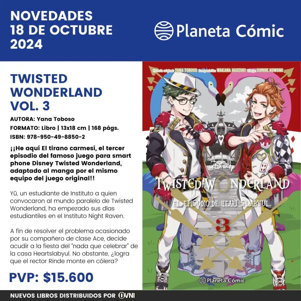 Lanzamiento Twisted Wonderland Vol. 3