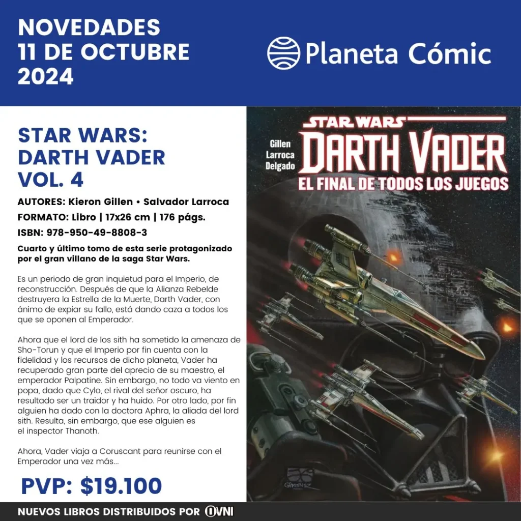 Lanzamirnyo Star Wars Darth Vader Vol 4