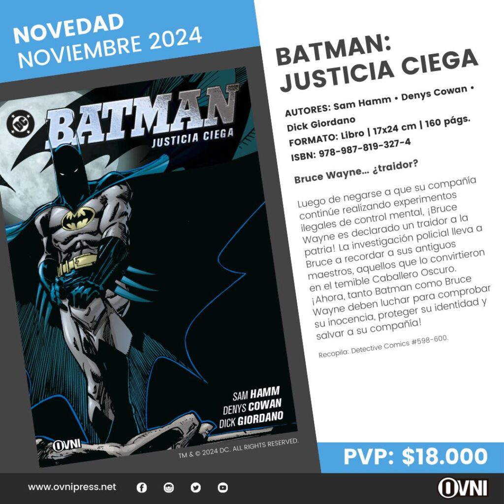 Anuncio Batman Justicia Ciega