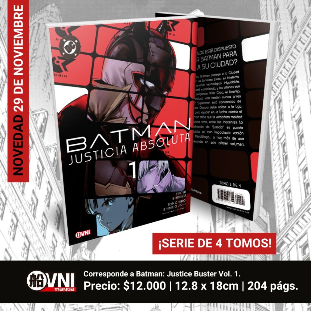 Lanzamiento Batman Justicia Absoluta Vol. 1