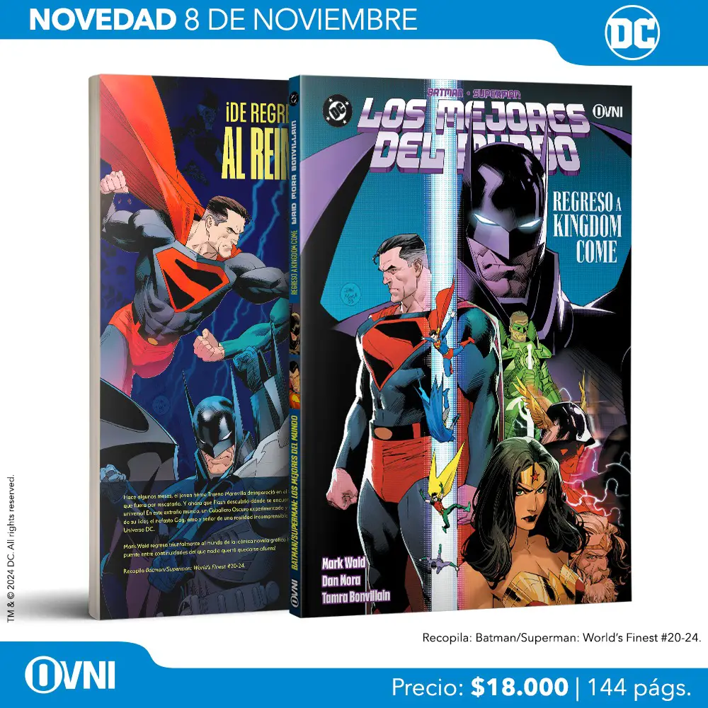 Lanzamiento Batman Superman los Mejores del Mundo Vol. 4 Regreso a Kingdome Come