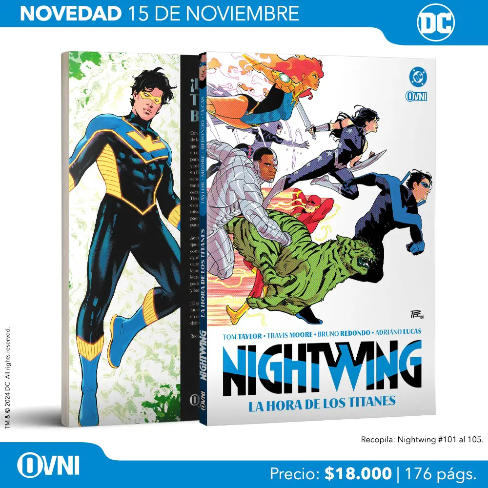 Lanzamiento Nightwing Vol. 6 La Hora de los Titanes